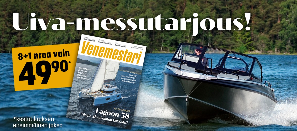 Uivan messutarjous: Venemestari 8 numeroa ja erikoisnumero hintaan 49,90 €